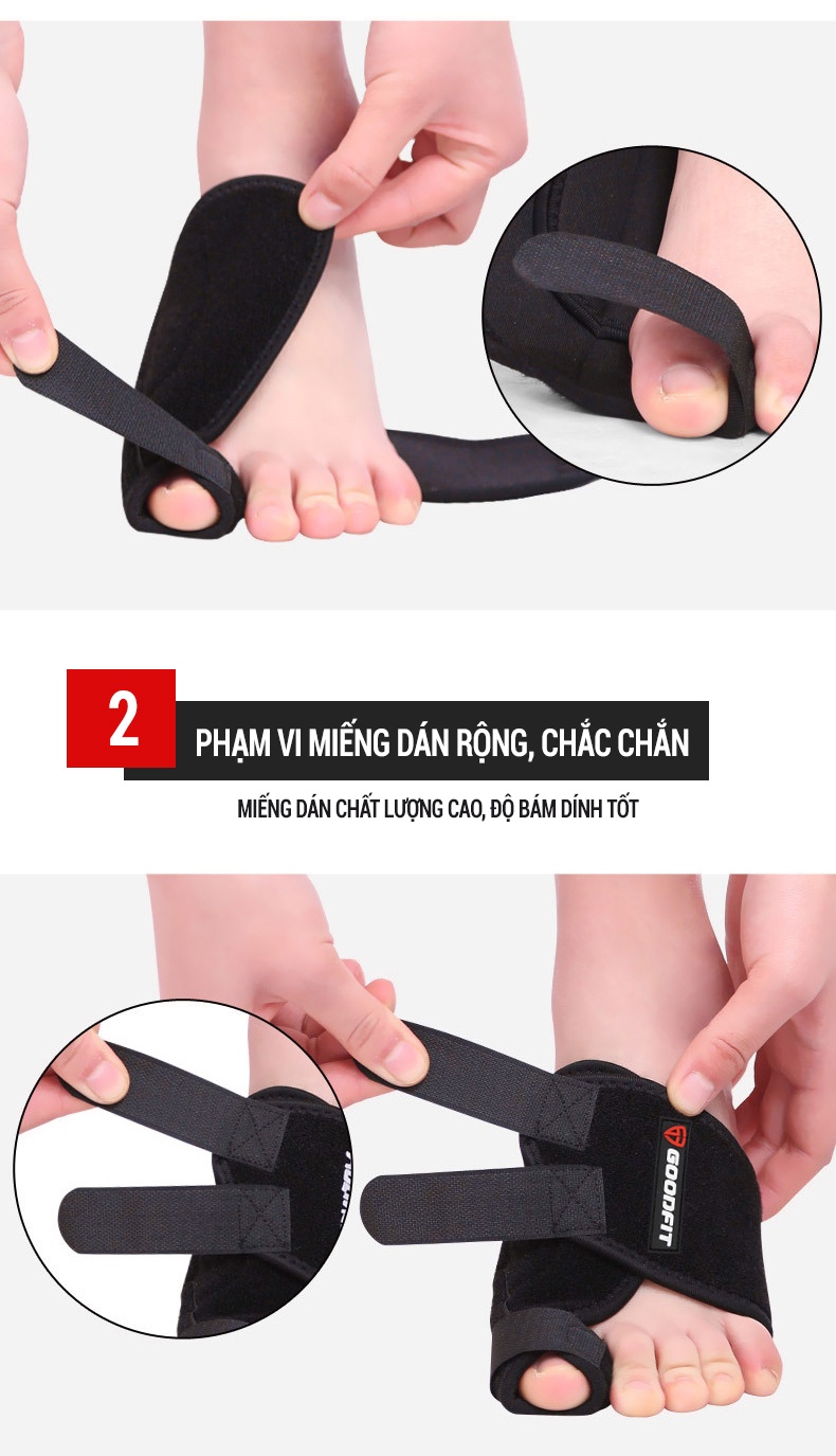 Mô tả Nẹp bàn chân hỗ trợ định hình ngón chân cái GoodFit GF617A - 5