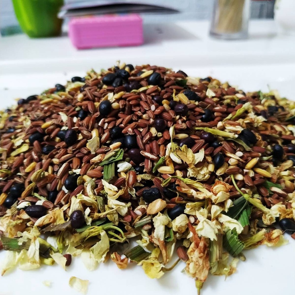Ảnh Trà Gạo Lứt Xạ Đen Tabaha 500g - An thần, giảm căng thẳng, giảm tích mỡ, đẹp da 2