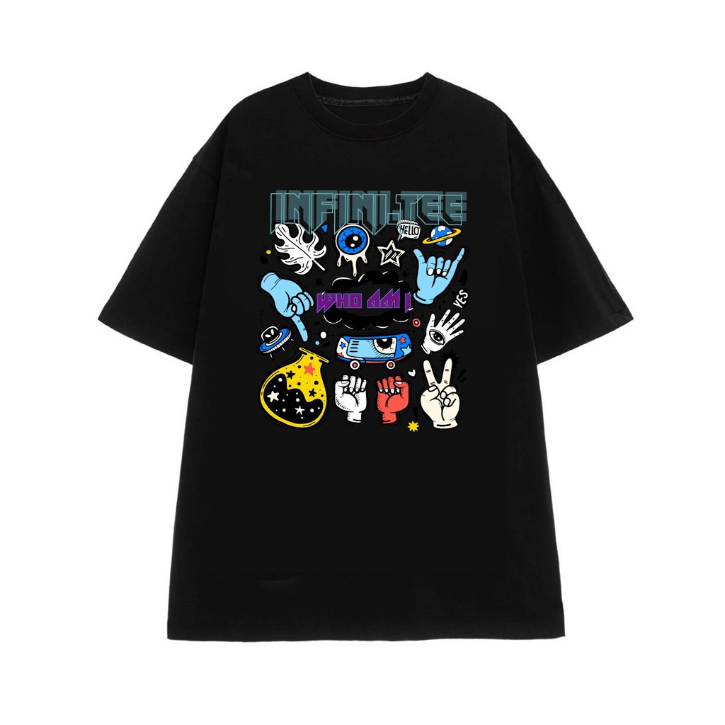 Áo thun INFINITEE Fni0377, Thun 100% Cotton - form rộng Unisex.