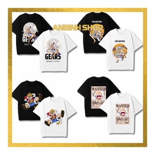 Áo thun Nam Nữ Luffy Gear 5 🚚 FREESHIP 🚚 Áo phông unisex in hình Luffy Onepiece Gear 5 siêu đẹp chất vải mềm mịn mát
