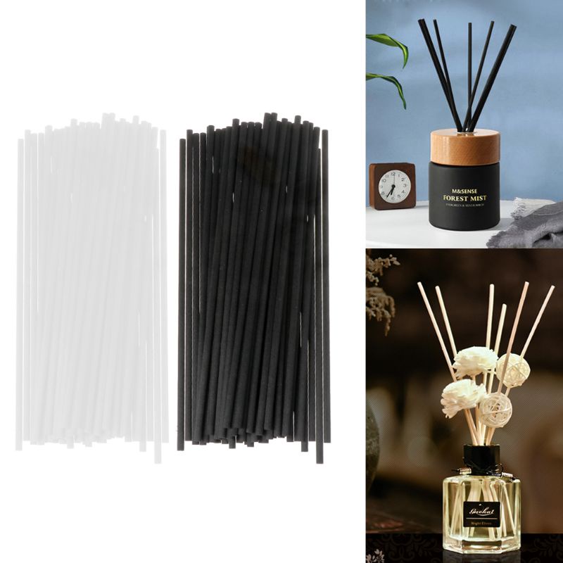 Camp 50x 4mm Mây Reed Sticks Máy khuếch tán dầu Que nạp lại