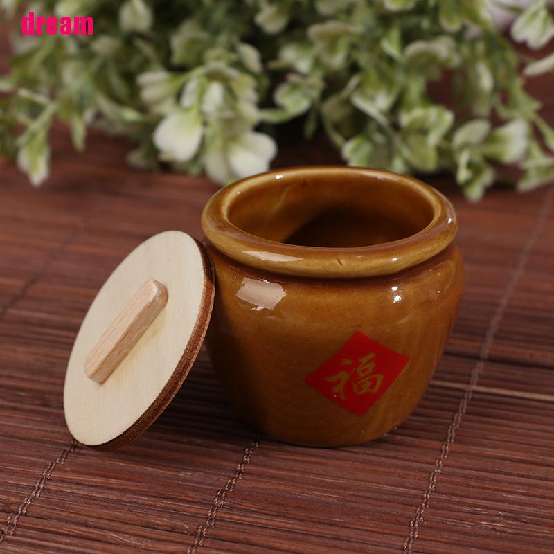 Mô hình tỷ lệ nhà búp bê trang trí gạo nhỏ