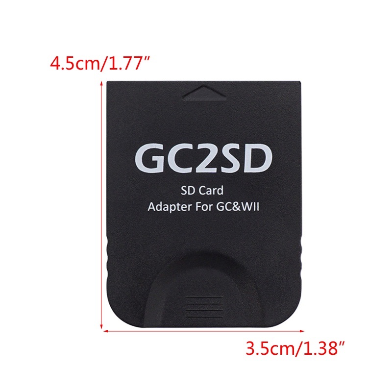 WU GC2SD SD Card Adapter DIY Game Bộ Chuyển Đổi Thẻ Nhớ Cho Bảng Điều Khiển Chương Trình Thẻ Phụ Kiện