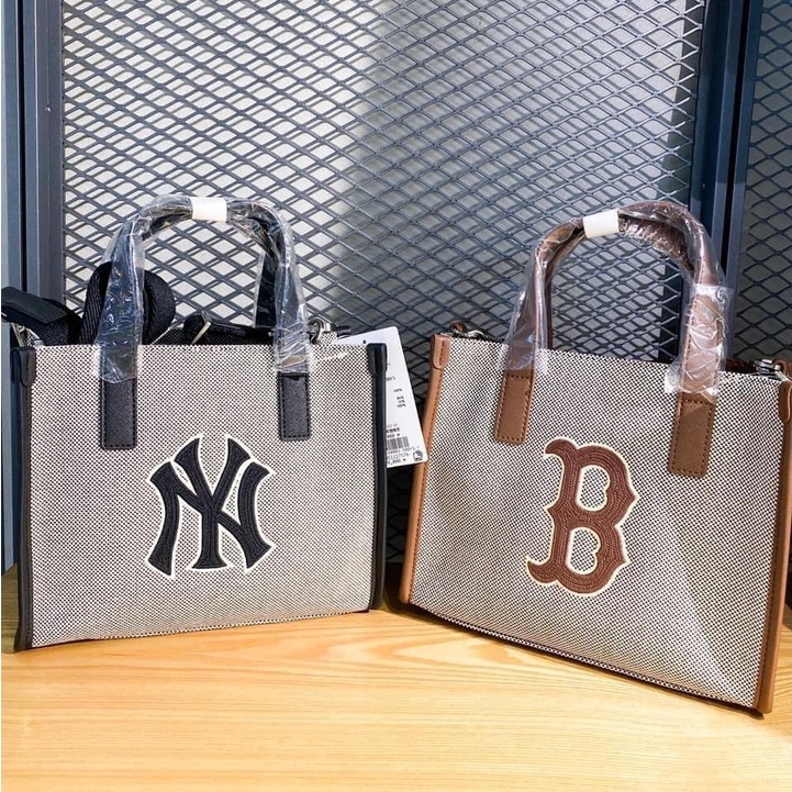 MLB Basic Big Logo Canvas S-Tote Bag