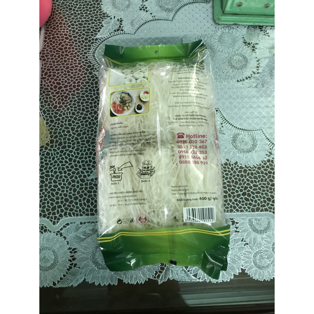 Bánh Đa Cuộn Khô Việt San 400g - Sợi Dai Thơm Nguyên Chất Nấu Lẩu Xào Tiện Lợi