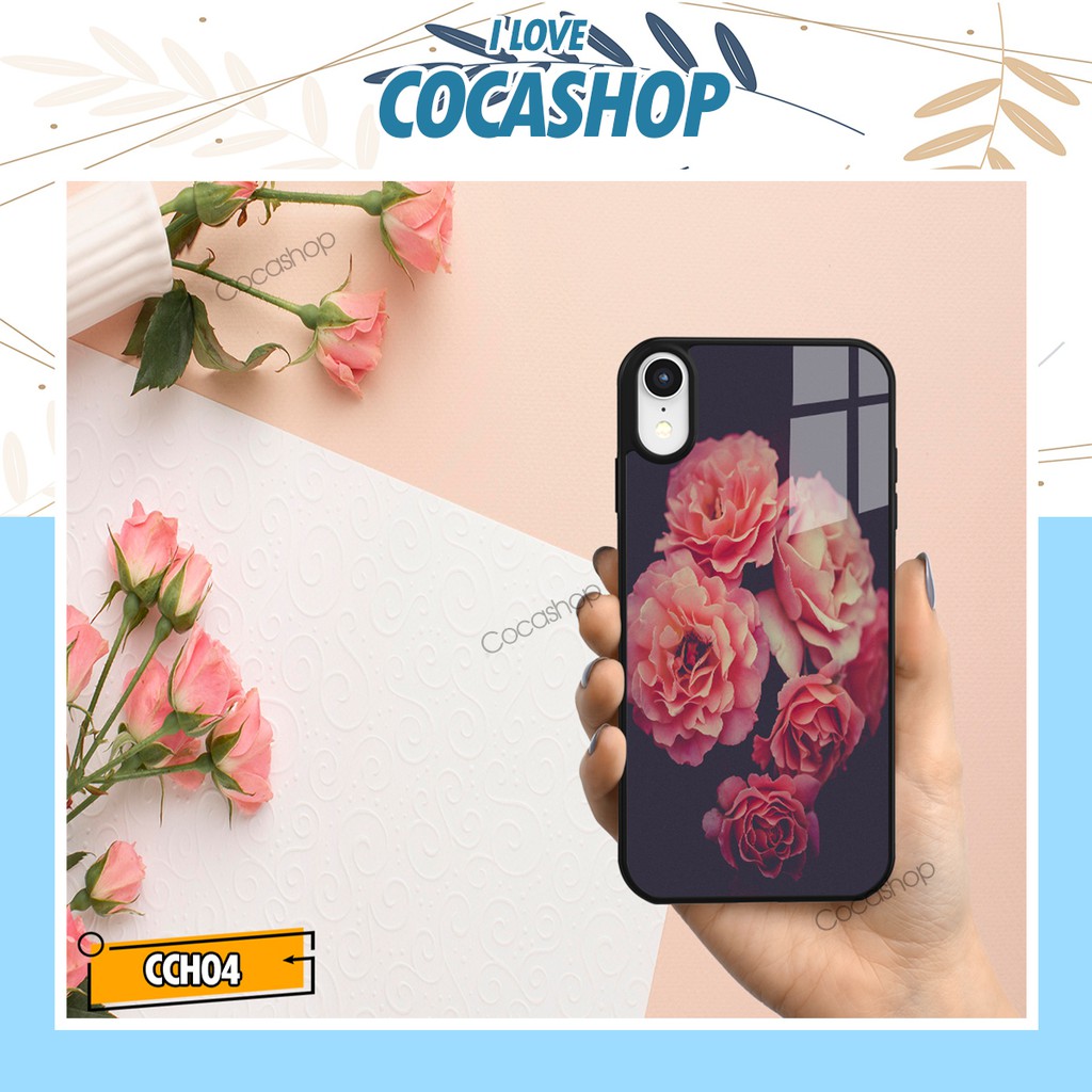Ốp iphone in hình cực đẹp siêu bền  - Hoa mẫu đơn thủy chung - 6/6plus/6s/6splus/7/7plus/8/8plus/x/.....