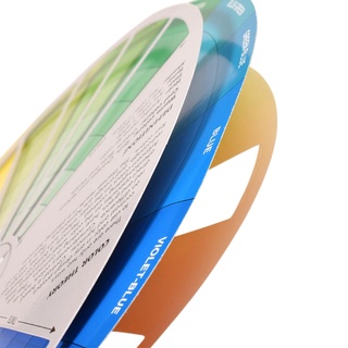 Thiết kế thẻ giấy ELE Color Mixing Wheel Ink Chart Hướng dẫn Vòng tròn trung tâm
