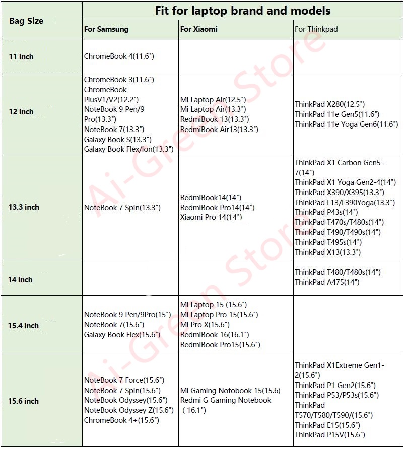 Túi Da Đựng laptop Sức Chứa Lớn Cho tablet / notebook / computer 13 ...