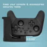 Hộp đựng Mumba cho Nintendo Switch OLED / Nintendo Switch 1st V2 2017 Max Phiên bản di động Bảo vệ du lịch Mang theo túi xách cho Blade / Battle Case Dung tích lớn — ảnh 6