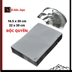 Túi hút chân không thực phẩm gói 1 kg, túi nhôm 1 mặt trong cao cấp loại đặc biệt, có 2 loại cỡ, hút an toàn vệ sinh