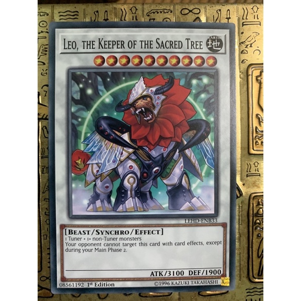 bài yugioh: leo, the keeper of the sacred tree | Shopee Việt Nam