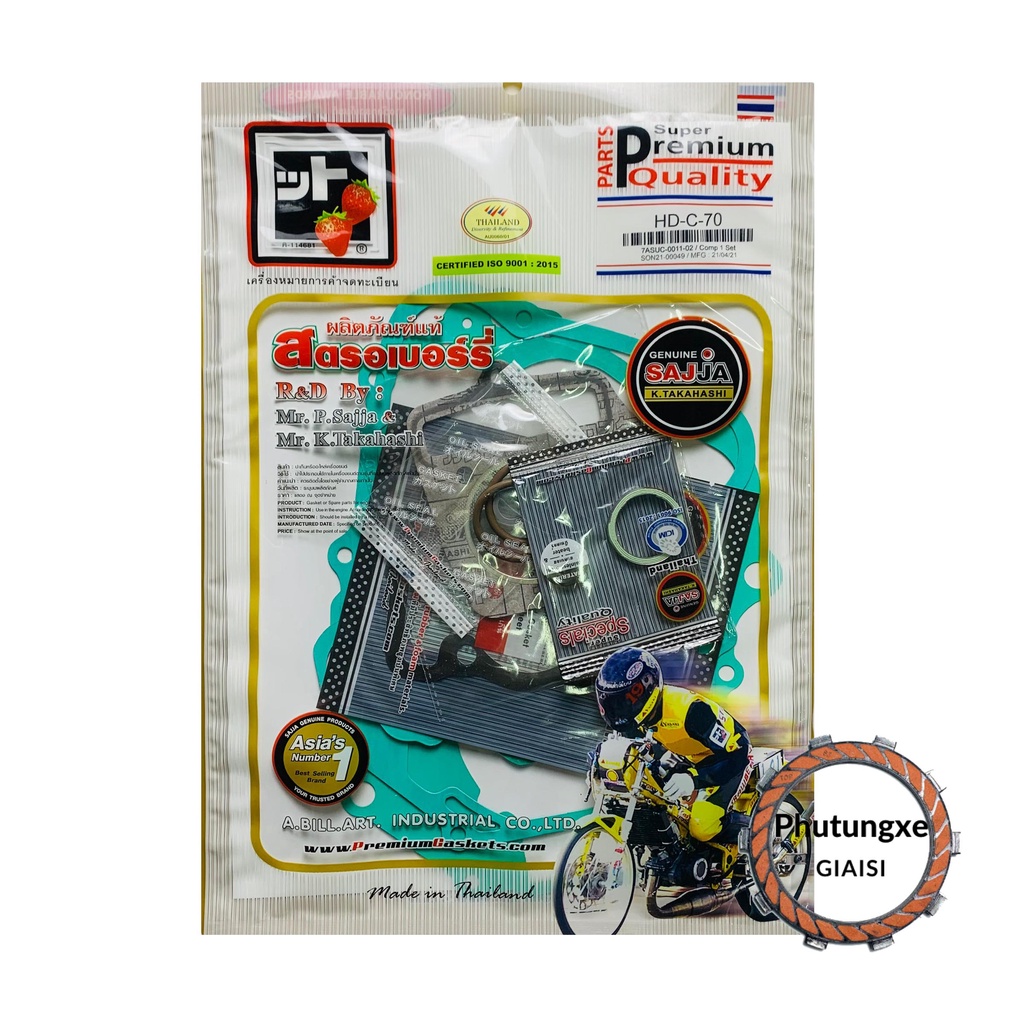 Bộ Ron Máy FCCI / SAJJA / 67 / C-70 Cub 81/70 / 82/70 Thailand Chính ...