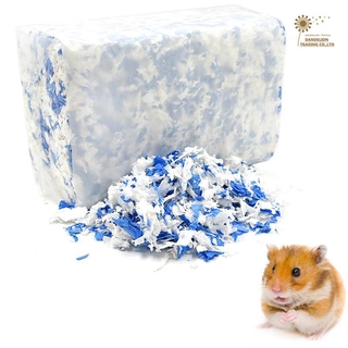 [DELION] Bộ đồ giường Hamster Trang trí tổ Hamster Giấy không bụi Cotton Chuột Lang Lồng Bông Bóng Phụ kiện thú cưng 450g