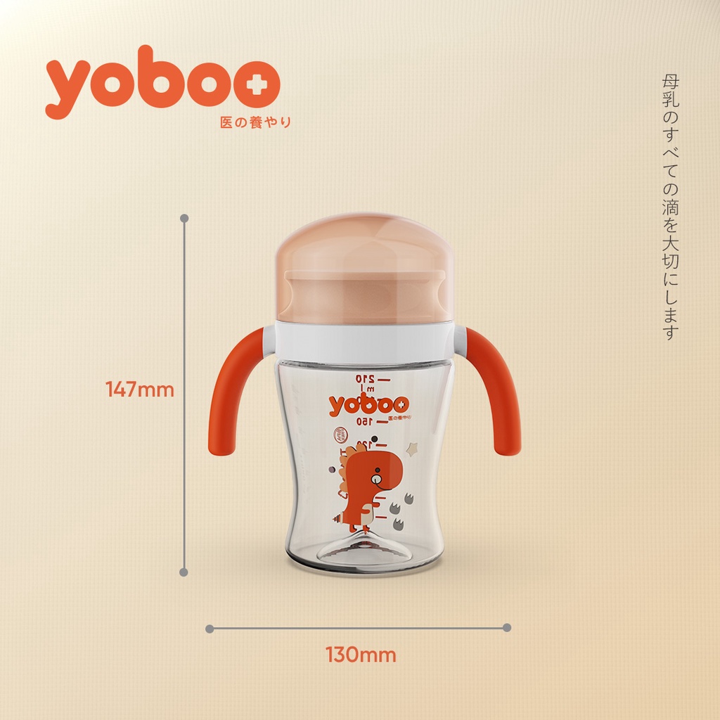 Mô tả Bình Tập Uống Cho Trẻ Yoboo Yb-0034 Dung Tích 210ml Có Quai Cầm Chất Liệu Titan - Hàng Chính Hãng - 11