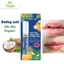 Dầu dừa nguyên chất ép lạnh Vietcoco dưỡng hồng mềm môi 2ml - Oganico