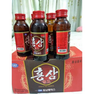 Nước hồng sâm Hàn Quốc hộp (10 chaix100ml)