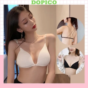 Áo bra nữ 2 dây đẹp cài trước đệm mỏng mặc cực sexy DOPICO B2099