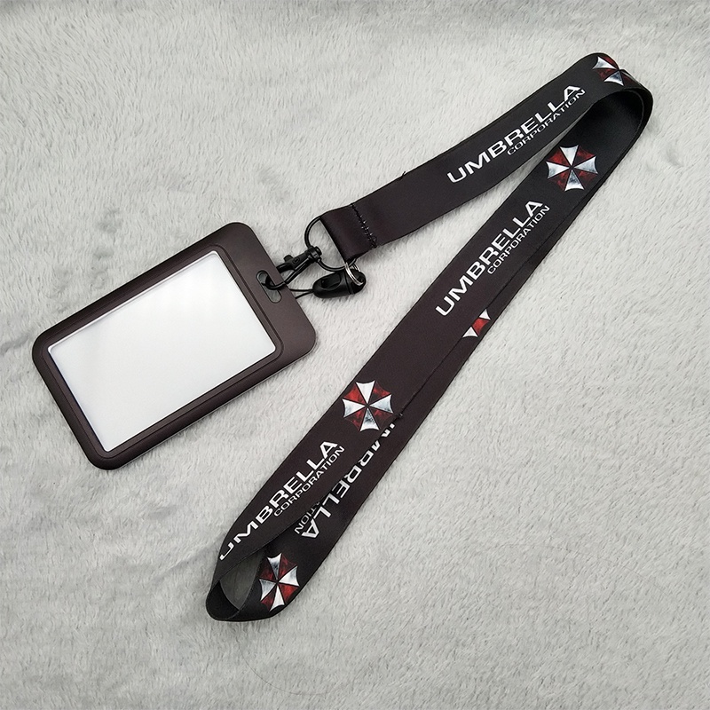 Resident Evil ID Badge Case Protector + Neck Lanyard For Cell Phones ID