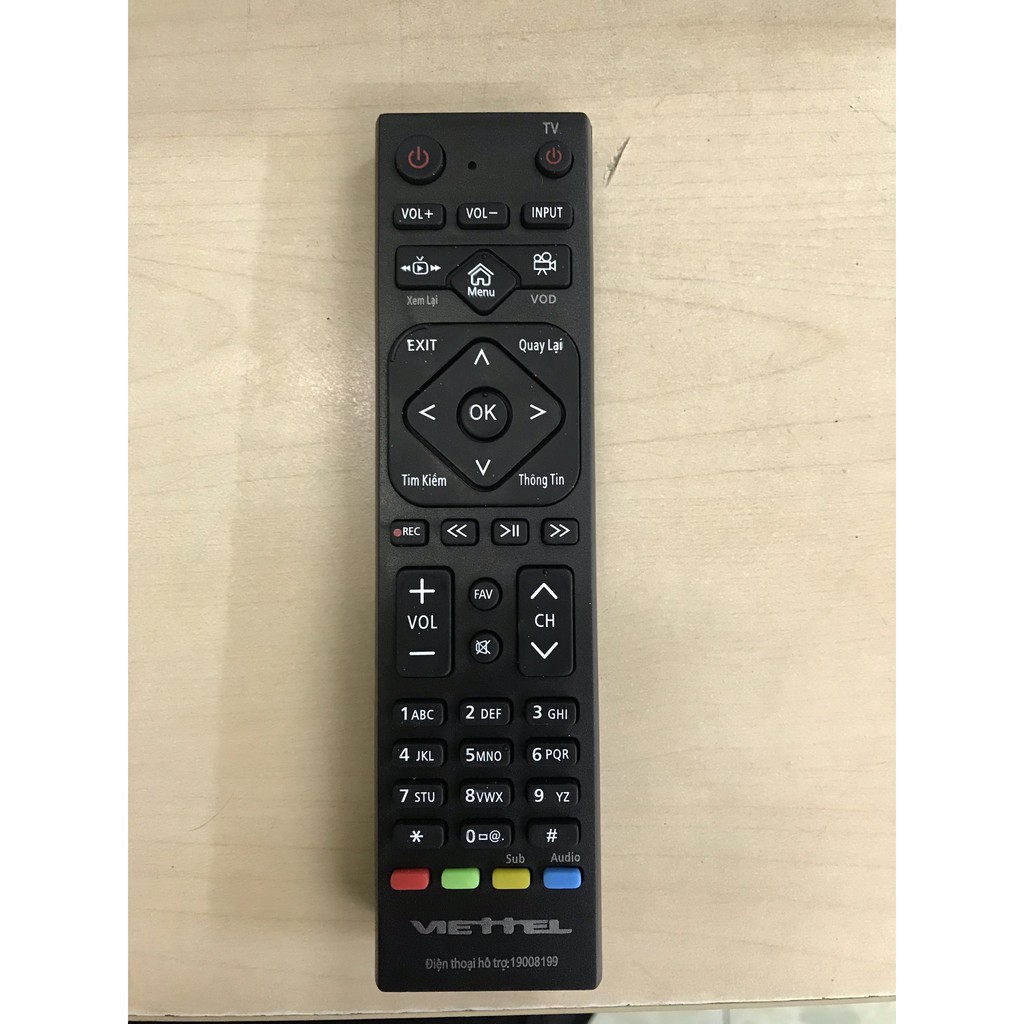 Viettel - Remote điều khiển đầu thu truyền hình Viettel | Shopee ...