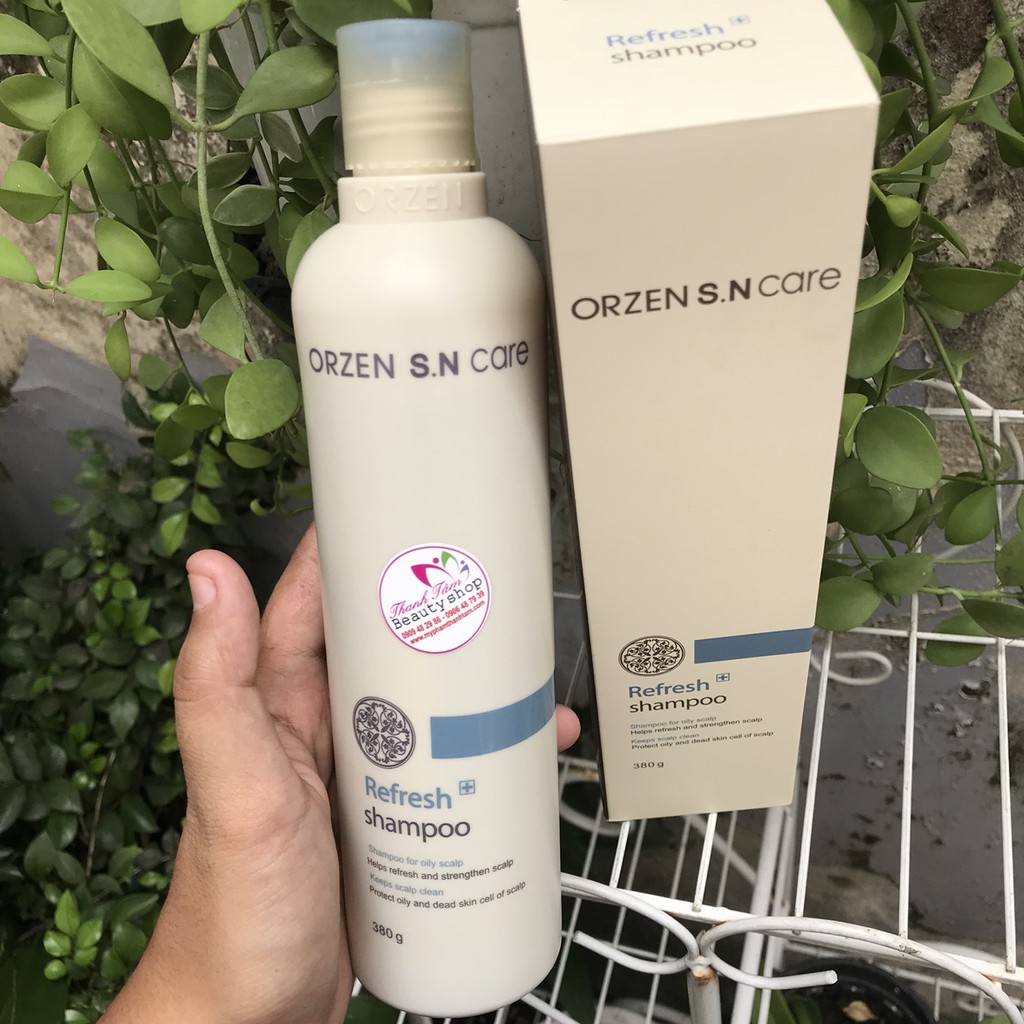 Dầu Gội chống Rụng Tóc Dành Cho Da Đầu Dầu Orzen Refresh Shampoo 380g ...