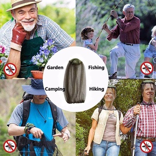 SENRTY Mũ Lưới Thiết Bị Cắm Trại Chống Muỗi Săn Bắn Di Động Ngoài Trời Bảo Vệ Mặt