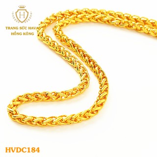 Dây Chuyền Nam, Vòng Cổ Nữ Xi Mạ Vàng Non Cao Cấp - Trang Sức Hava Hong Kong - HVDC184