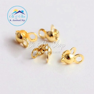 20 Cái Kẹp Đầu Dây Hình Sò Loại Tốt Bền Màu Làm Dây Chuyền Trang Sức Handmade