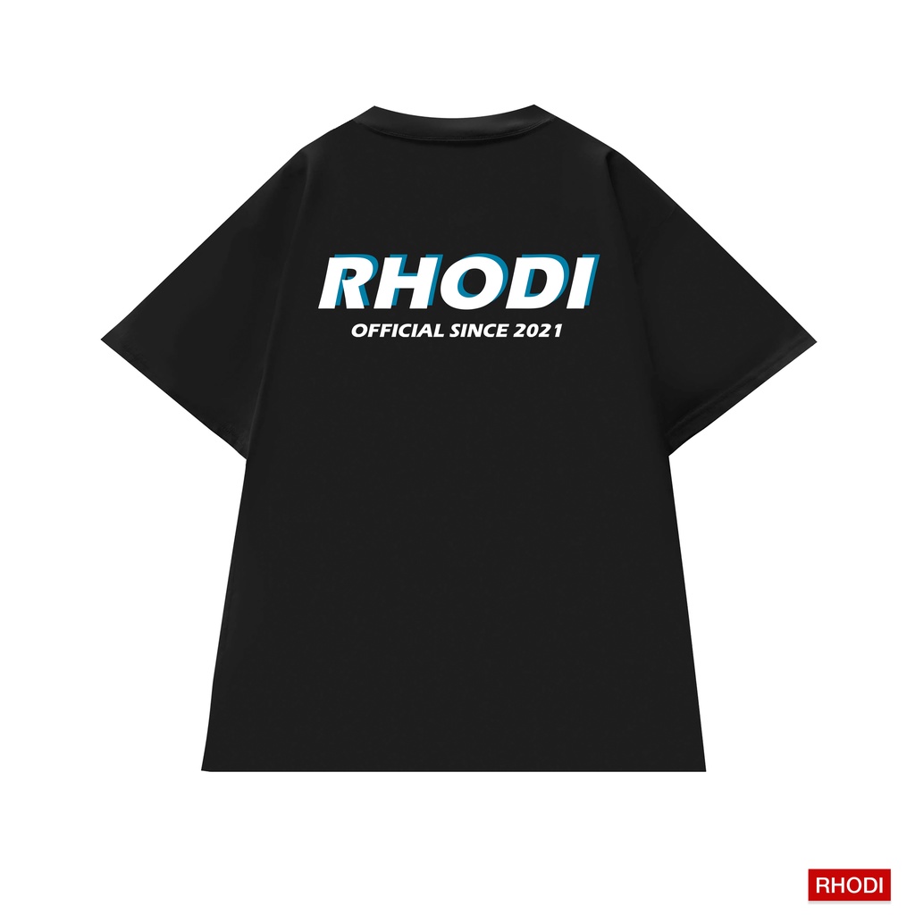 Áo thun local brand RHODI phông cổ tròn tay lỡ unisex nam nữ oficial since 2021