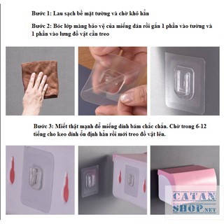 Bộ 2 miếng dán đa năng, Combo móc dán các loại kệ, khung ảnh, Miếng dán tường treo vật dụng siêu tiện lợi-GD494-MDanMC