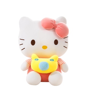 ( TẶNG QUÀ ĐÈN NGỦ CẮM )Gấu Bông Mèo Kitty Máy Ảnh, Hàng Cao Cấp Mềm Mịn Size 42cm MEILI STORE
