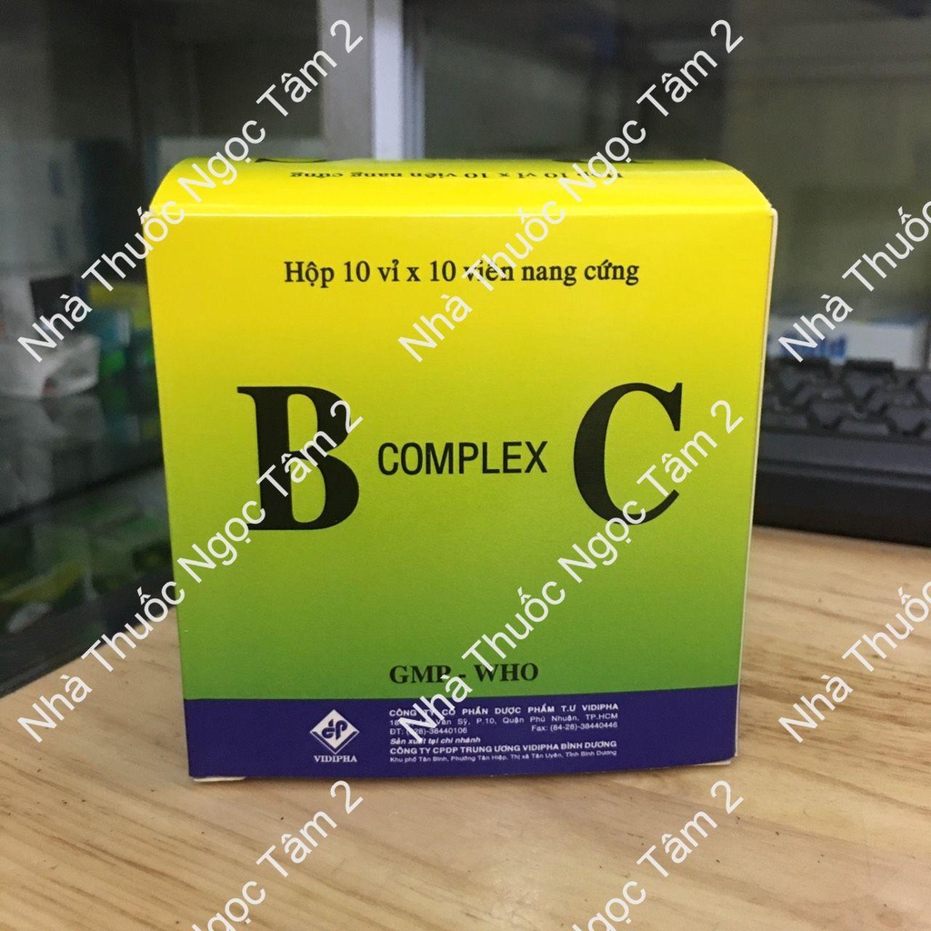 [Ảnh Thật] Vitamin B Complex C Vidipha Bổ Sung Vitamin Nhóm B, C Giúp ...