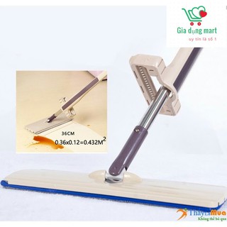 Cây Lau Nhà Thông Minh Tự Vắt Spin Mod Xoay 360 Độ Nhẹ Nhàng,  Chổi Lau Sạch Bụi Bẩn Dễ Dàng Sử Dụng Tặng Kèm 1 Bông Lau