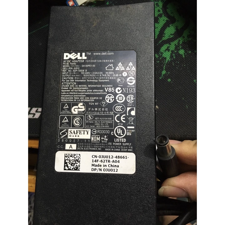 🌟 ZIN XỊN CŨ 🌟 BỘ NGUỘ ĐIỆN SẠC ADAPTER LAPTOP DELL OVAL 19.5V 6.7A 19,5v 6,7a 130W CHÂN KIM TO