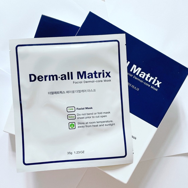Derm All Matrix Facial DermalCare Mask Shopee Việt Nam