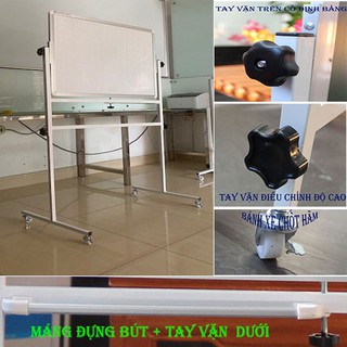 Bảng trắng học sinh có chân cao cấp Greenlam , không từ có kẻ ô vuông 5cm- 60x80cm (Bavico)