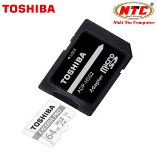 Thẻ nhớ MicroSDXC Toshiba Exceria Pro M401 64GB UHS-I U3 4K 95MB/s (Trắng)