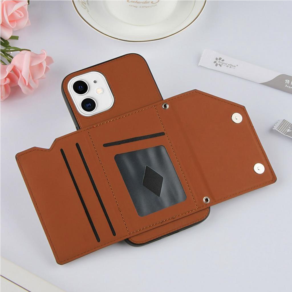 For Ốp điện thoại da mềm có ví cho Samsung Galaxy A70 A70s A50 A50s A30s A30 A20 A81 A91 A71 A51 M80s/60s Note 10 S10Lite