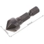6 Flute Countersink Drill Bit 90 Degree Point Angle Chamfer Cutting Woodworking