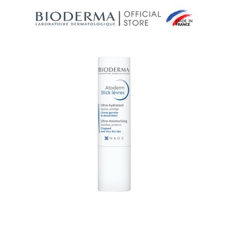 Son dưỡng môi khô nứt nẻ và tổn thương Bioderma Atoderm Stick Levres - 4g