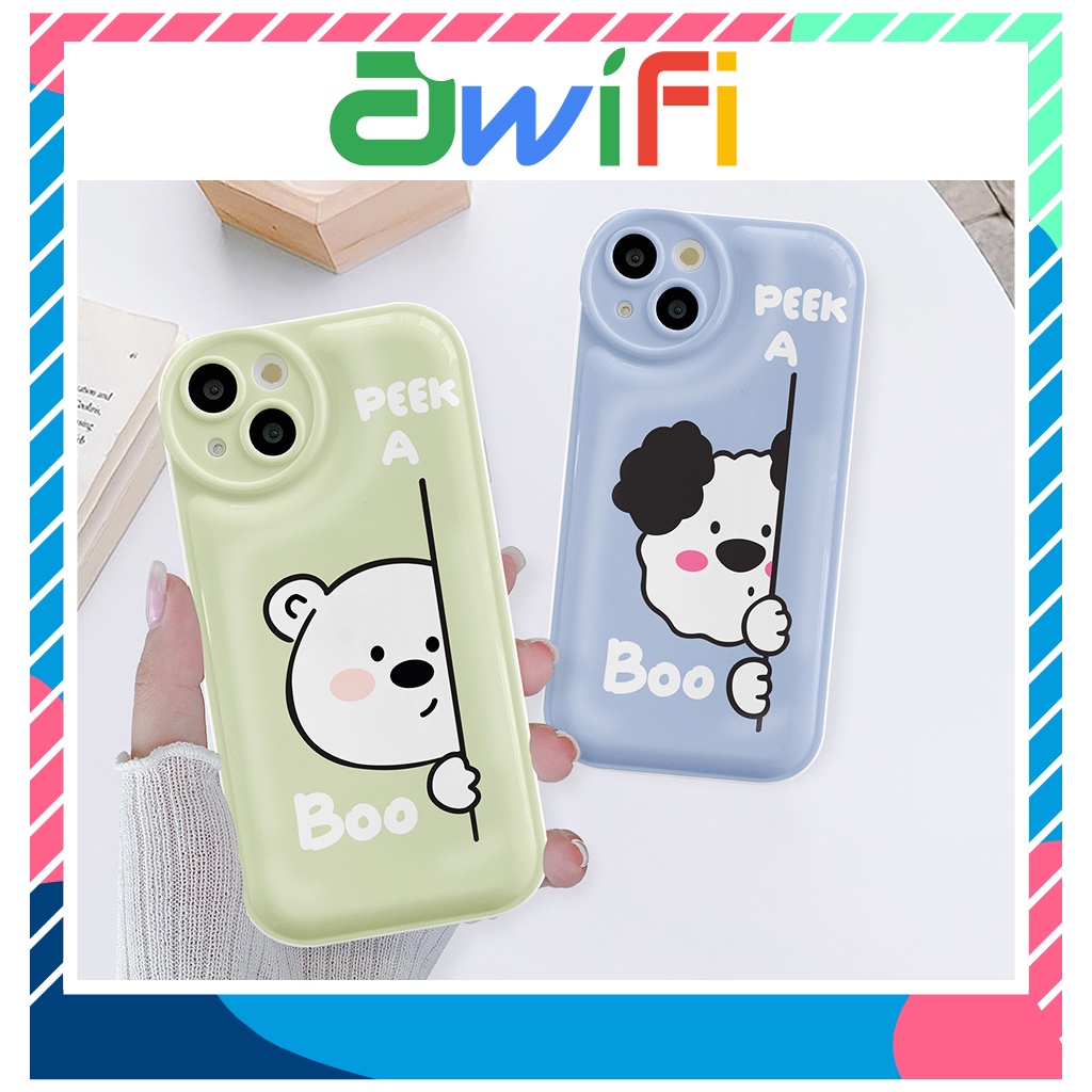 Ốp lưng iphone đệm khí peek a boo 6/6plus/6splus/7/7plus/8/8plus/xs/11 ...