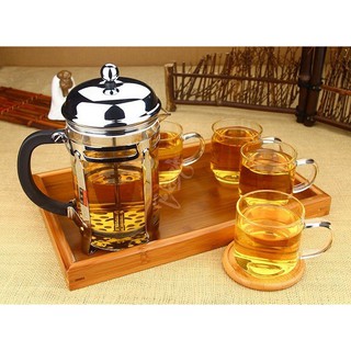 Bình pha cafe, pha trà chuẩn kiểu Pháp để bàn dung tích 350ml