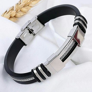 Vòng tay nam titanium BHLT102