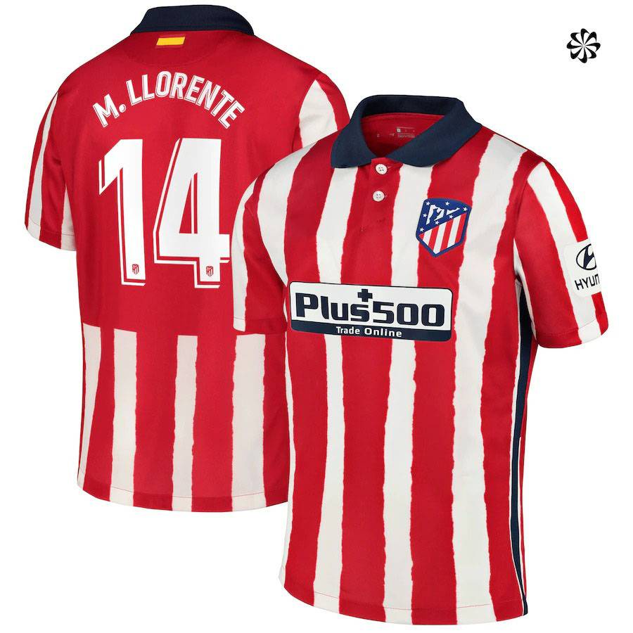 SY3 - Áo Thun Thể Thao Atletico Madrid Sân Nhà Mùa Giải 2020-2021, Nhiều Kích Cỡ