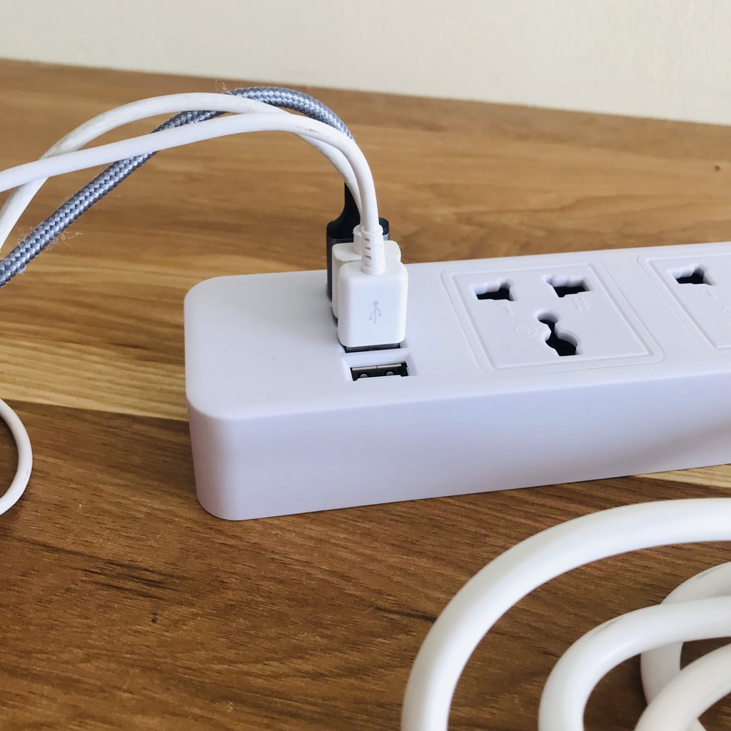 Mô tả Ổ Cắm Điện Đa Năng JW301 Có 4 Cổng USB Sạc Tối Đa 12W và Ổ Điện Chịu Tải 2500W Dây Dài 2M Chọn Màu Chính Hãng Amalife - 3