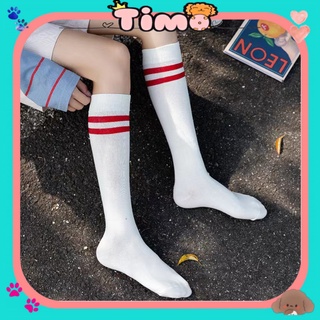 Tất Cổ Cao Nữ Trắng Đen Nhiều Màu Trơn Thể Thao T08