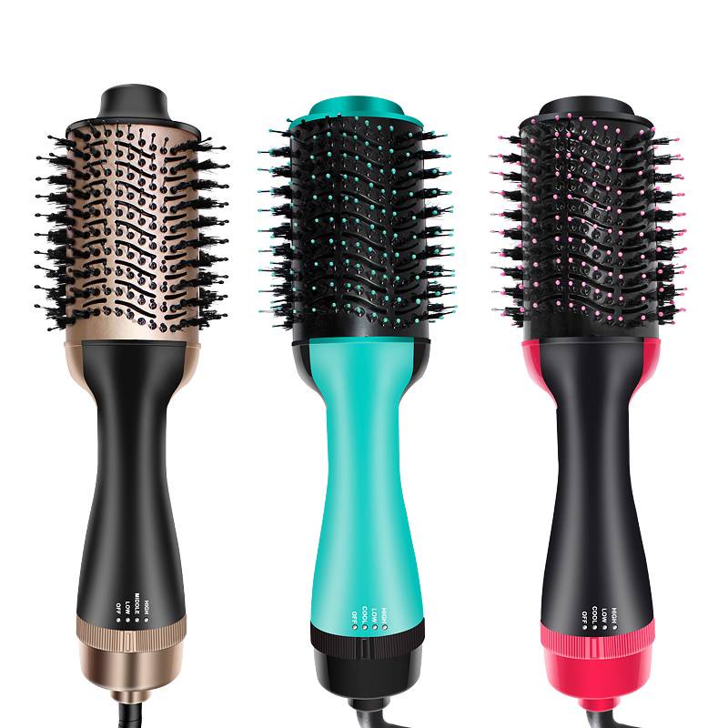Ảnh Ubeator Hair Curler Hair Dryer 2 In 1 Hot Air Brush Rotating Comb 1