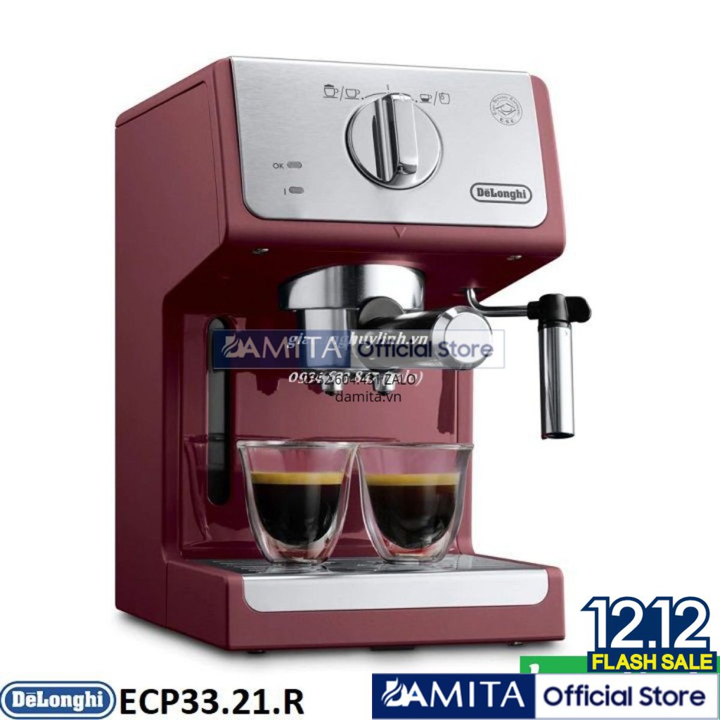 FREESHIP M y pha c ph Delonghi ECP 33.21 Shopee Vi t Nam