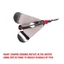 Mồi Giả Câu Cá 3D Bằng Cao Su 13g / 14cm Có Mắt 5 Màu