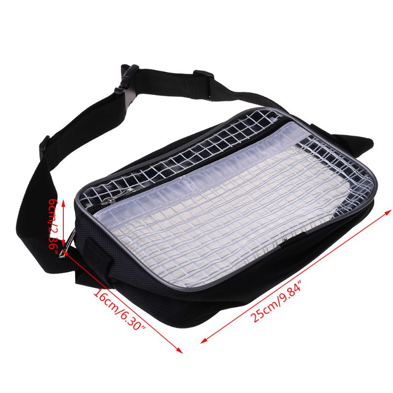 Anti-Static Cleanroom Clear Tool Bag Full Cover Pvc For Engineer Waist Bag Fanny