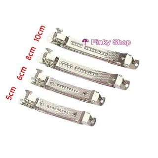 Phôi Kẹp Tóc Kẹp Sườn Bấm Ngang 3 tầng Sườn Kẹp Bấm kim loại Handmade Pinky Shop
